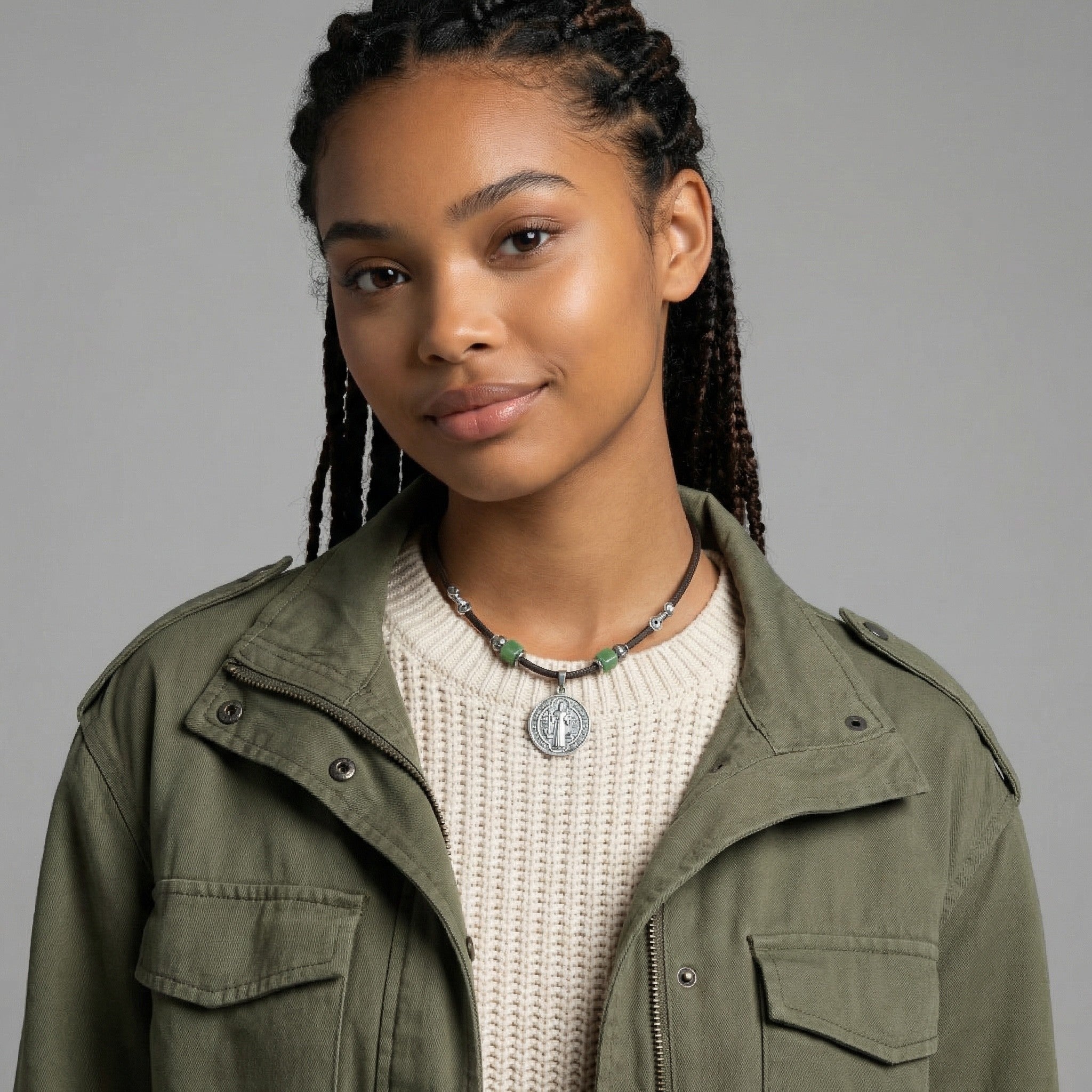 Collar San Benito Olivo Franciscano