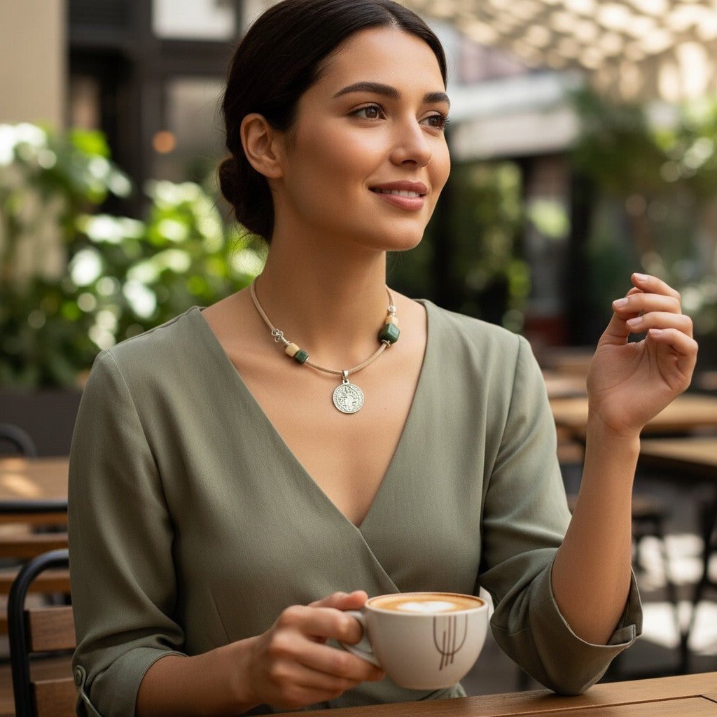 Collar San Benito Paz que Permanece