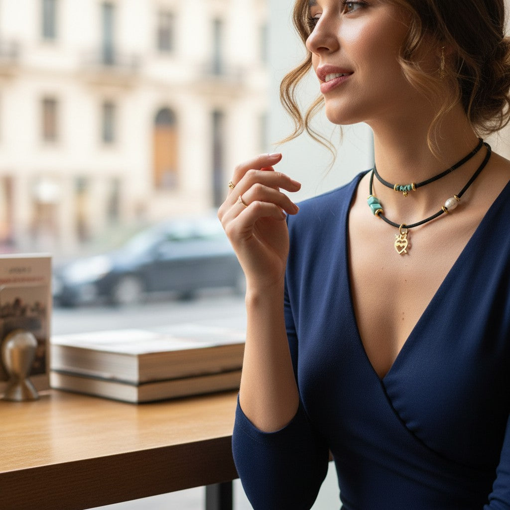 Sagrado corazón de Maria en oro  y verde esperanza plata 925 chapada en oro 18kt