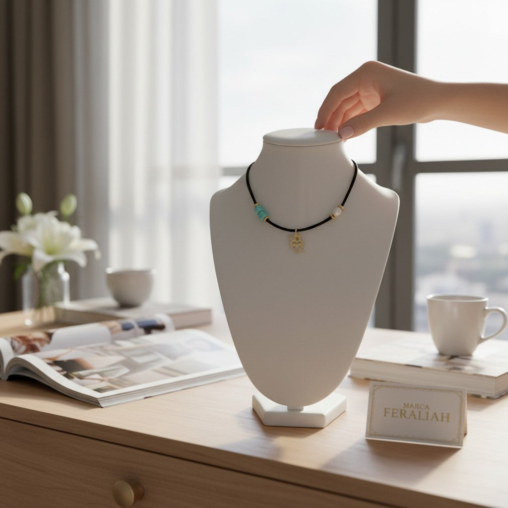 Sagrado corazón de Maria en oro  y verde esperanza plata 925 chapada en oro 18kt