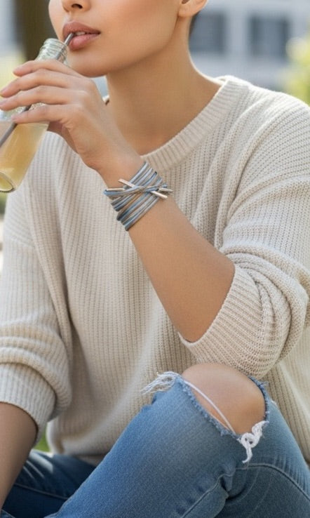 Collar lazo largo 12 colores