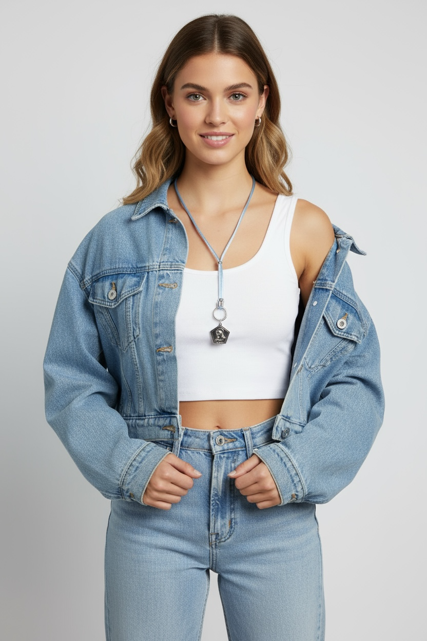 Medalla con cordón de seda satinada