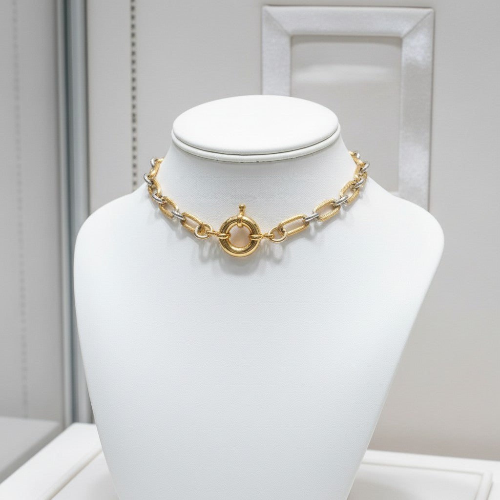 Gargantilla amarrados duo