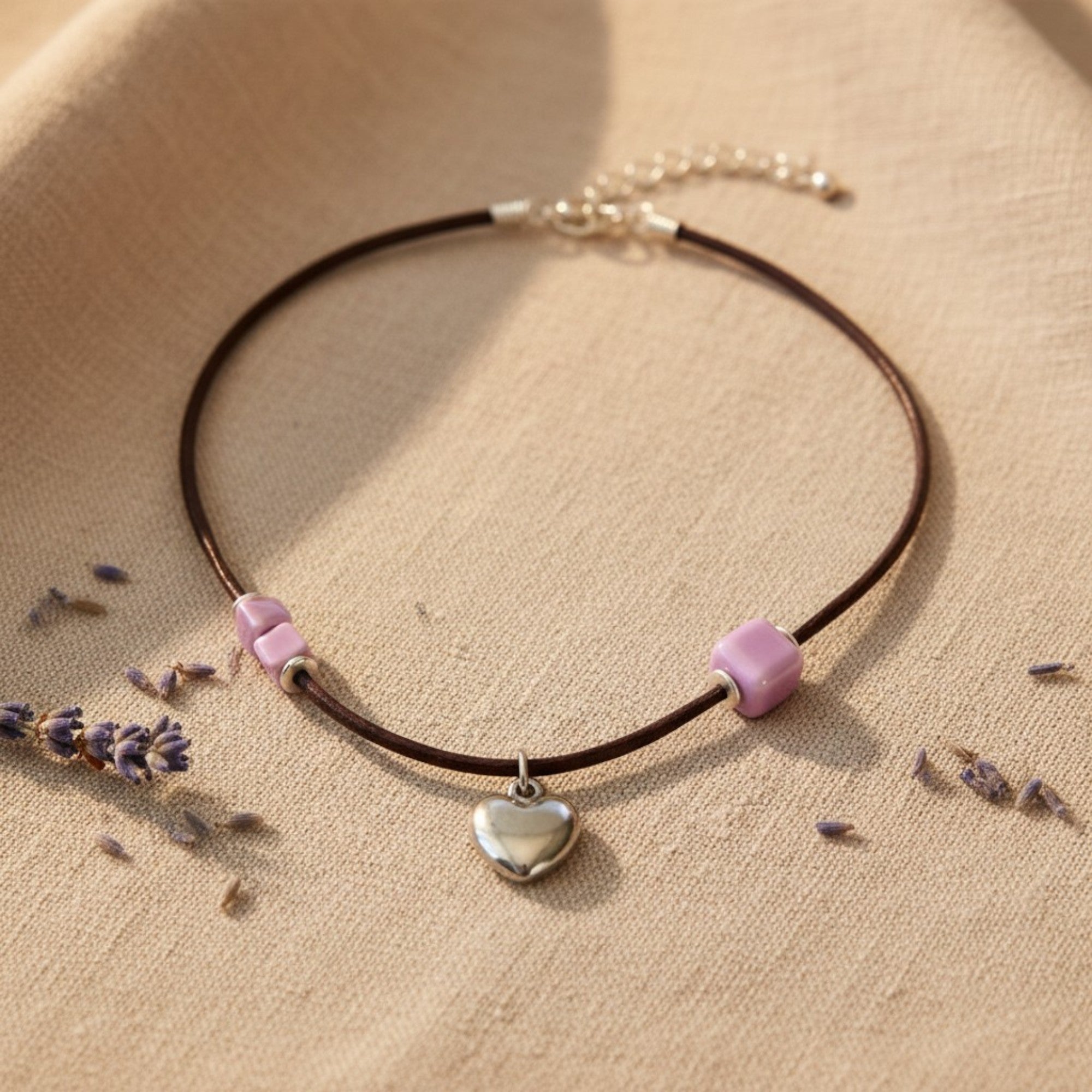 Corazón de acero nen lila