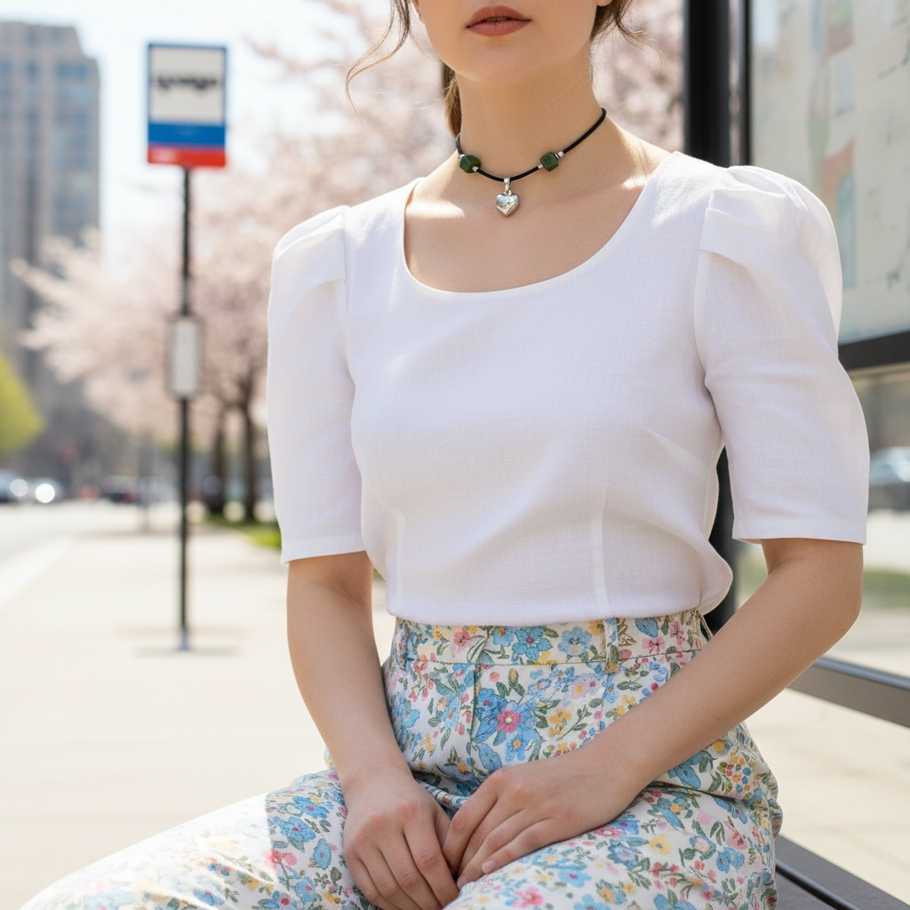 Corazón de acero en verde