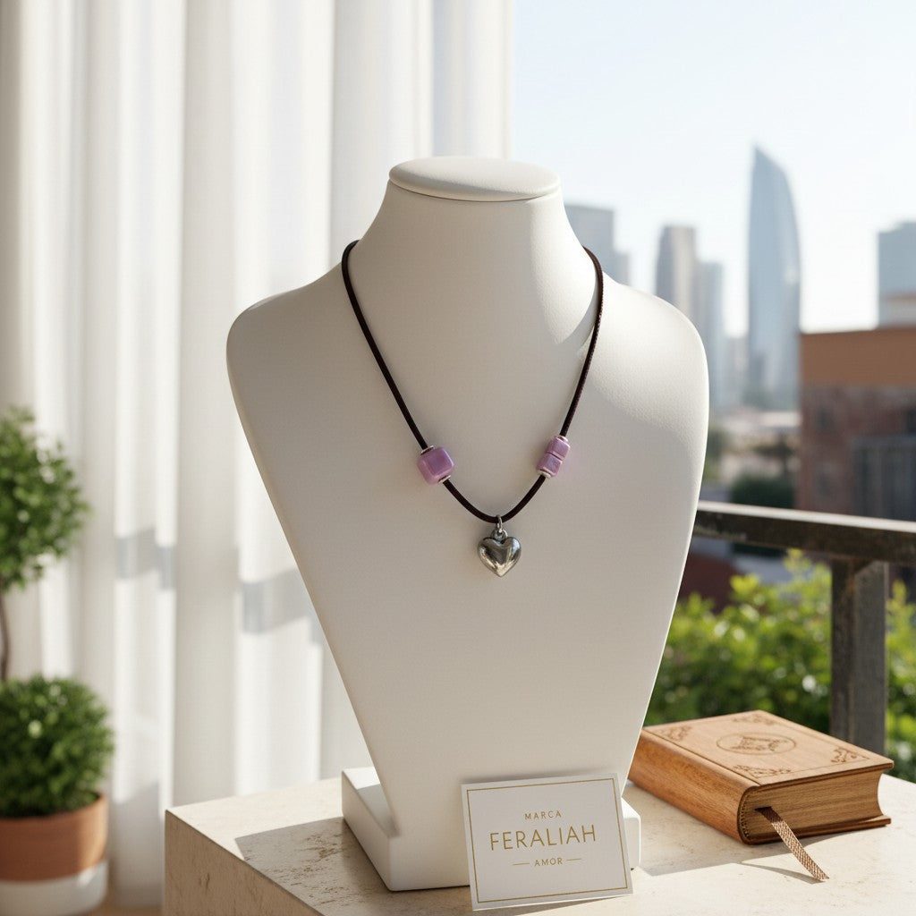 Corazón de acero nen lila